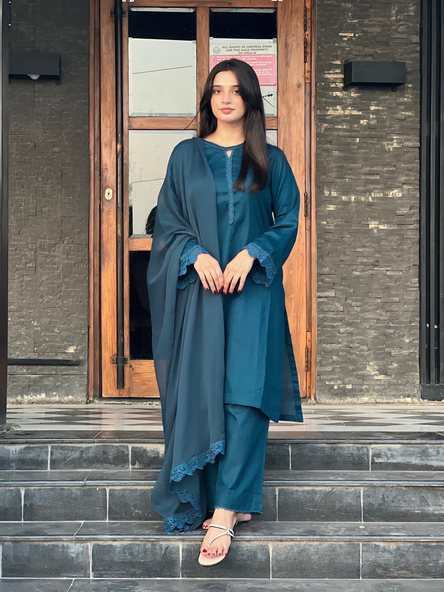 Luxurious Chic Teal 3pc