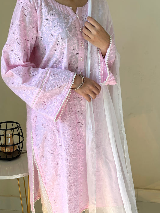 Blushy Pink (Stitched) -Only Shirt Piece