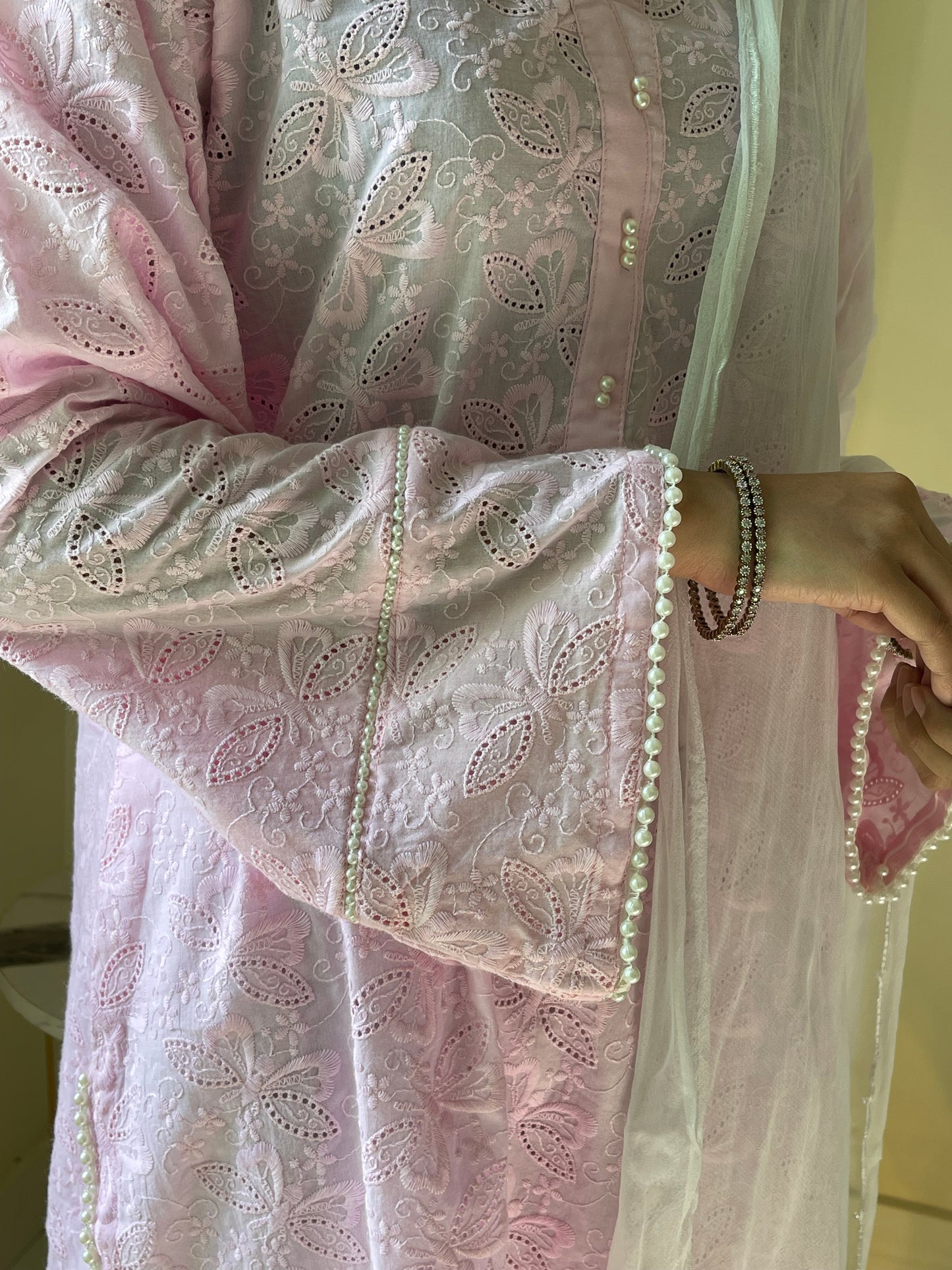 Blushy Pink (Stitched) -Only Shirt Piece
