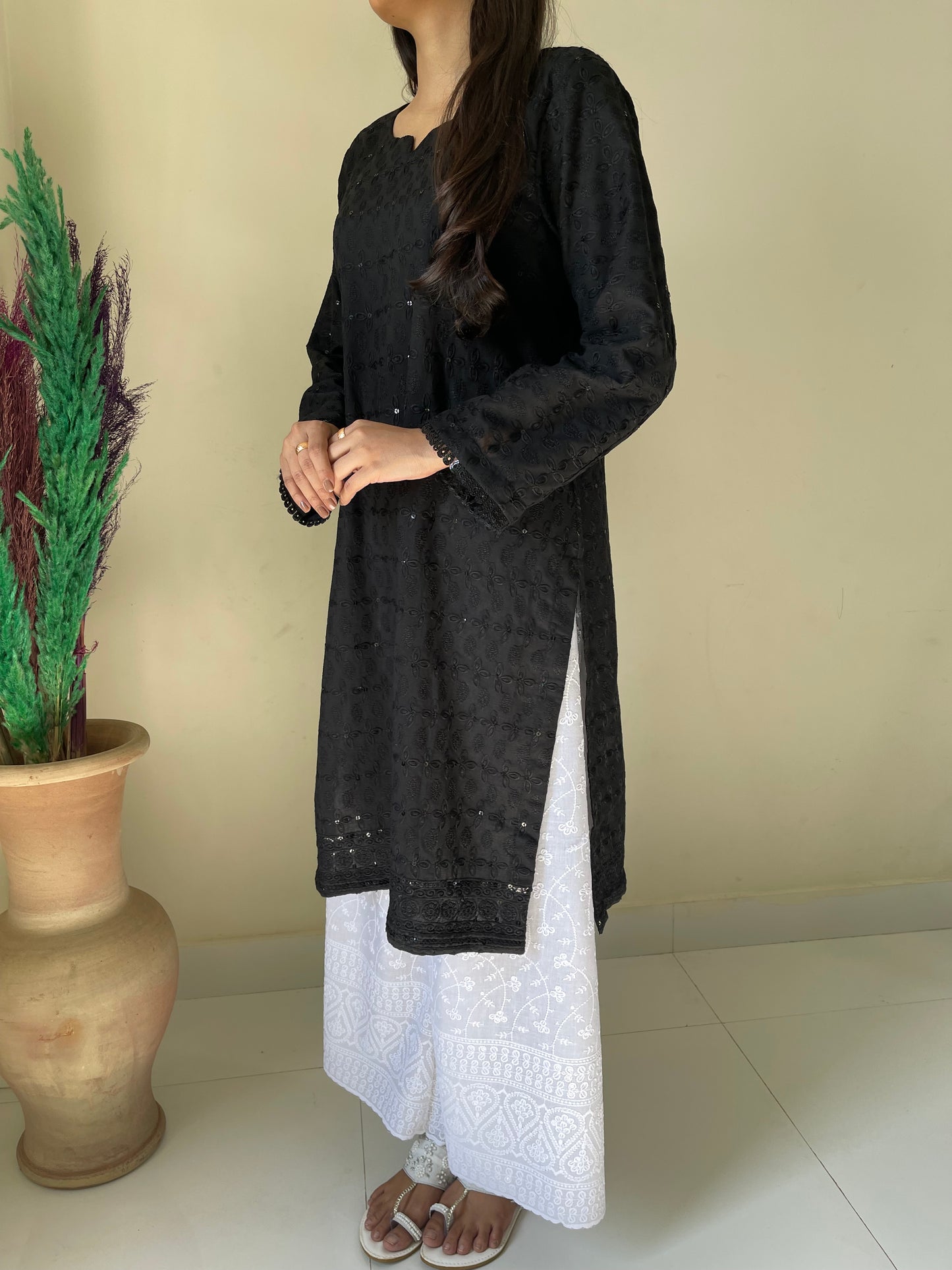 Midnight Black (Stitched) - only shirt piece