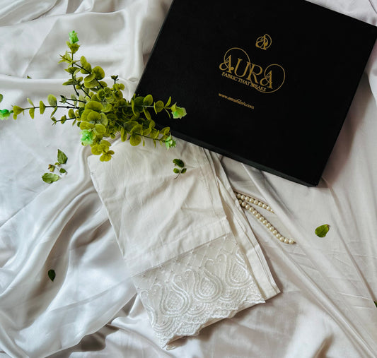 White Cotton Trouser