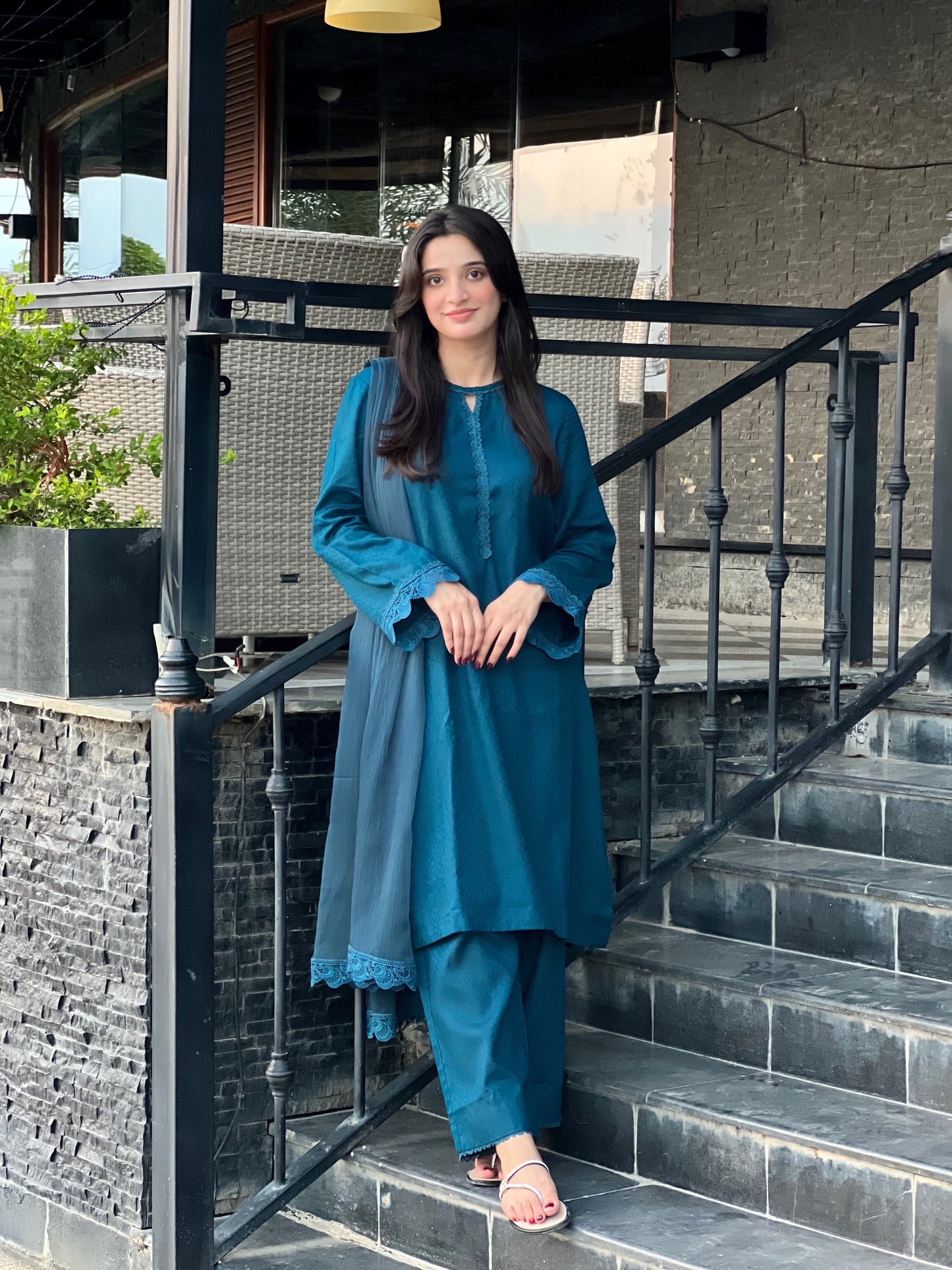 Luxurious Chic Teal 3pc