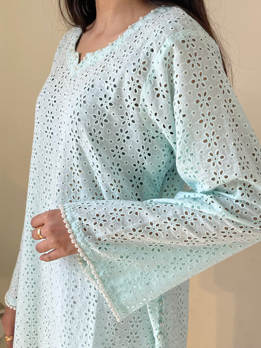 Paled turquoise (Stitched) -1pc